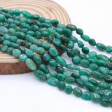 Natural Emerald Gemstone Beads Necklace