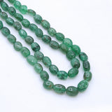 Natural Emerald Gemstone Beads Necklace