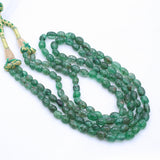 Natural Emerald Gemstone Beads Necklace