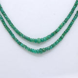 Natural Emerald Gemstone Beads Necklace