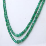 Natural Emerald Gemstone Beads Necklace