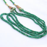 Natural Emerald Gemstone Beads Necklace