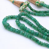 Natural Emerald Gemstone Beads Necklace