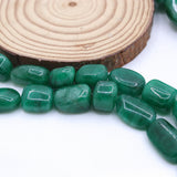 Natural Emerald Gemstone Beads Thread Necklace