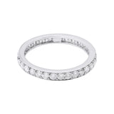 Diamond 18k White Gold Band Ring