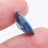 Natural Blue Sapphire Oval Faceted Cut Angel Healing 14X12mm Loose Gemstone For Making Jewelry