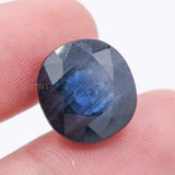 Natural Blue Sapphire Cushion Faceted Cut Spiritual Healing 15X15mm Loose Gemstone For Making Jewelry