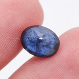 Natural Blue Sapphire Oval Faceted Cut Spiritual Healing 11X8mm Loose Gemstone For Making Jewelry