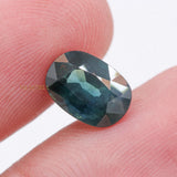 Natural Blue Sapphire Oval Faceted Cut Meditation Healing 10X7 mm Loose Gemstone For Making Jewelry