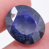 Natural Blue Sapphire Oval Faceted Cut Chakra Healing 20X17 mm Loose Gemstone For Making Jewelry