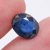 Natural Blue Sapphire Oval Faceted Cut Chakra Healing 11X9mm Loose Gemstone For Making Jewelry