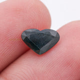 Natural Blue Sapphire Heart Faceted Cut Spiritual Healing 7X10mm Loose Gemstone For Making Jewelry