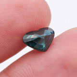 Natural Blue Sapphire Heart Faceted Cut Spiritual Healing 7X10mm Loose Gemstone For Making Jewelry