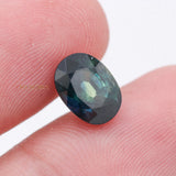 Natural Blue Sapphire Oval Faceted Cut Chakra Healing 10X7mm Loose Gemstone For Making Jewelry