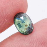 Natural Blue Sapphire Oval Faceted Cut Chakra Healing 10X7mm Loose Gemstone For Making Jewelry