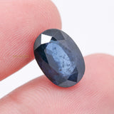 Natural Blue Sapphire Oval Faceted Cut Chakra Healing 13X9mm Loose Gemstone For Making Jewelry