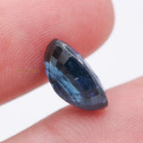 Natural Blue Sapphire Oval Faceted Cut Chakra Healing 13X9mm Loose Gemstone For Making Jewelry