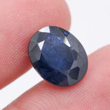 Natural Blue Sapphire Oval Faceted Cut Reiki Healing 13X10mm Loose Gemstone For Making Jewelry