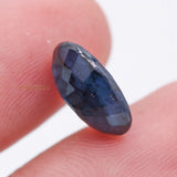 Natural Blue Sapphire Oval Faceted Cut Reiki Healing 13X10mm Loose Gemstone For Making Jewelry