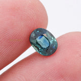 Natural Blue Sapphire Oval Faceted Cut Spiritual Healing 8X6mm Loose Gemstone For Making Jewelry