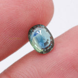 Natural Blue Sapphire Oval Faceted Cut Spiritual Healing 8X6mm Loose Gemstone For Making Jewelry