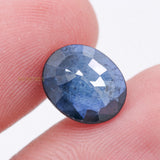 Natural Blue Sapphire Oval Faceted Cut Spiritual Healing 12X10mm Loose Gemstone For Making Jewelry