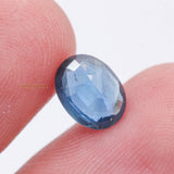 Natural Blue Sapphire Oval Faceted Cut Chakra Healing 9X7mm Loose Gemstone For Making Jewelry