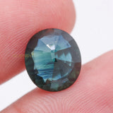 Natural Blue Sapphire Oval Faceted Cut Chakra Healing 7X5mm Loose Gemstone For Making Jewelry