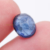 Natural Blue Sapphire Faceted Oval Cut Chakra Healing 7X5mm Loose Gemstone For Making Jewelry