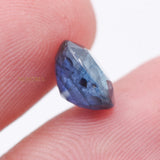 Natural Blue Sapphire Faceted Oval Cut Chakra Healing 7X5mm Loose Gemstone For Making Jewelry