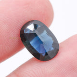 Natural Blue Sapphire Faceted Oval Cut Chakra Healing 8X6mm Loose Gemstone For Making Jewelry