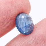 Natural Blue Sapphire Faceted Oval Cut Spiritual Healing 17X5mm Loose Gemstone For Making Jewelry