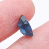 Natural Blue Sapphire Faceted Oval Cut Spiritual Healing 17X5mm Loose Gemstone For Making Jewelry