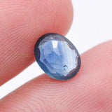 Natural Blue Sapphire Faceted Oval Cut Spiritual Healing 10X7mm Loose Gemstone For Making Jewelry