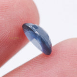 Natural Blue Sapphire Faceted Oval Cut Spiritual Healing 7X6mm Loose Gemstone For Making Jewelry