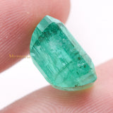 Natural Emerald Rectangle Shaped Faceted Gemstone 13X11mm Healing Loose Gemstone For Making Jewelry