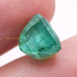 Natural Emerald Square Faceted Cut Gemstone 8X8mm Healing Loose Gemstone For Making Jewelry