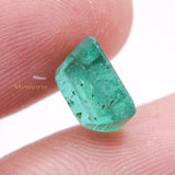 Natural Emerald Rectangle Shaped Faceted Gemstone 9X7mm Healing Loose Gemstone For Making Jewelry