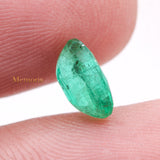 Natural Emerald Oval Shaped Faceted Gemstone 9X6mm Healing Loose Gemstone For Making Jewelry