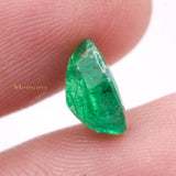 Natural Emerald Oval Shaped Faceted Gemstone 10X7mm Healing Loose Gemstone For Making Jewelry