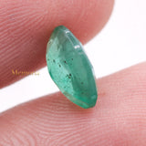 Natural Emerald Oval Shaped Faceted Gemstone 9X7mm Healing Loose Gemstone For Making Jewelry