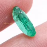 Natural Emerald Oval Faceted Cut Gemstone 11.5X7mm Healing Loose Gemstone For Making Jewelry