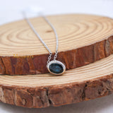 Natural London Blue Topaz Gemstone 925 Silver Necklace