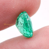 Top Quality Natural Emerald Oval Faceted Cut Loose Gemstone 8X7mm Healing Gemstone For Making Jewelry