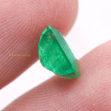 High Quality Emerald Rectangle Shaped Faceted Gemstone 7.20X5.20mm Healing Loose Gemstone For Making Jewelry