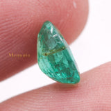 Natural Emerald Oval Faceted Cut Loose Gemstone 9X7mm Healing Gemstone For Making Jewelry