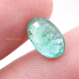 Natural Emerald Oval Shaped Faceted Gemstone 10X6mm Healing Loose Gemstone For Making Jewelry