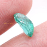 Natural Emerald Oval Shaped Faceted Gemstone 10X6mm Healing Loose Gemstone For Making Jewelry