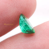 Natural Emerald Oval Shaped Faceted Gemstone 10X8mm Healing Loose Gemstone For Making Jewelry