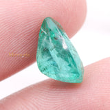 Natural Emerald Pear Shaped Faceted Gemstone 8X7mm Healing Loose Gemstone For Making Jewelry